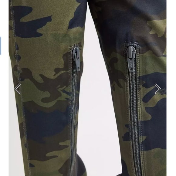 ASOS Camouflage stiletto thigh high boots - Picture 8 of 8